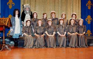 Chorus of the girls of St Cyr with Jean-Baptiste Moreau and his assistant